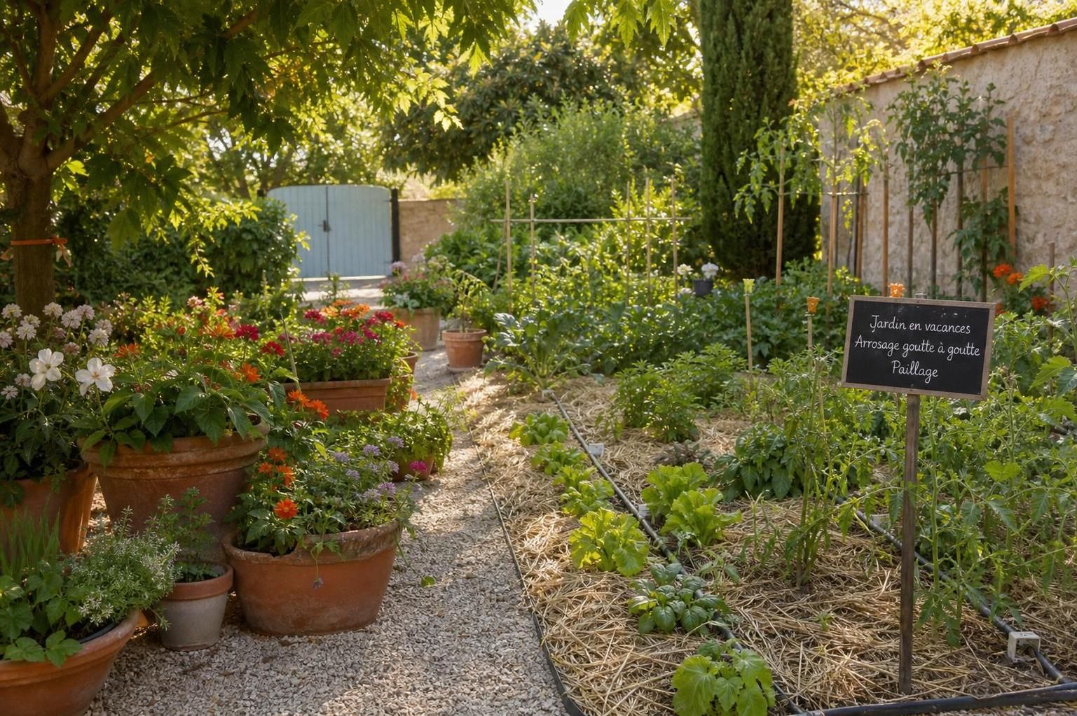 découvrez nos conseils pour bien préparer les plantes de votre jardin avant vos vacances d'été et assurer leur santé pendant votre absence.