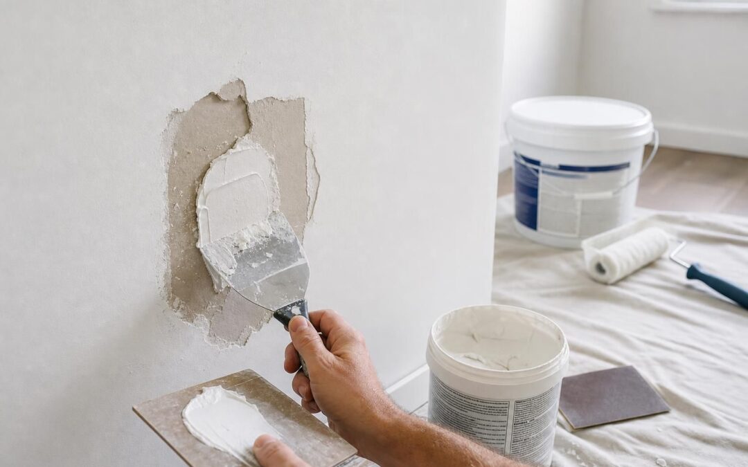 Comment reboucher un trou dans un mur en placo avant de repeindre