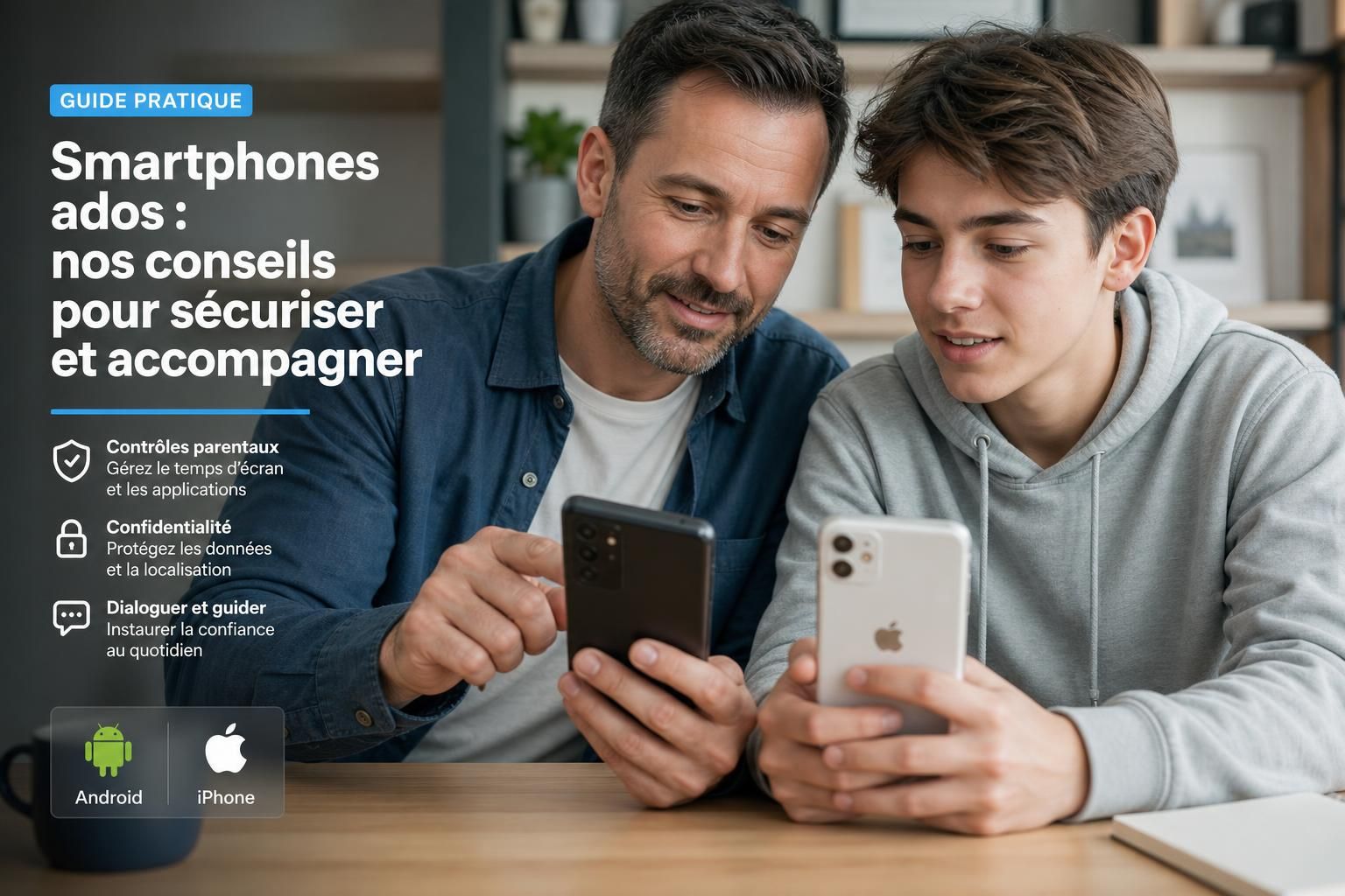découvrez les avantages et limites des smartphones android et iphone pour les adolescents, ainsi que les options de contrôle parental pour assurer leur sécurité et un usage adapté.
