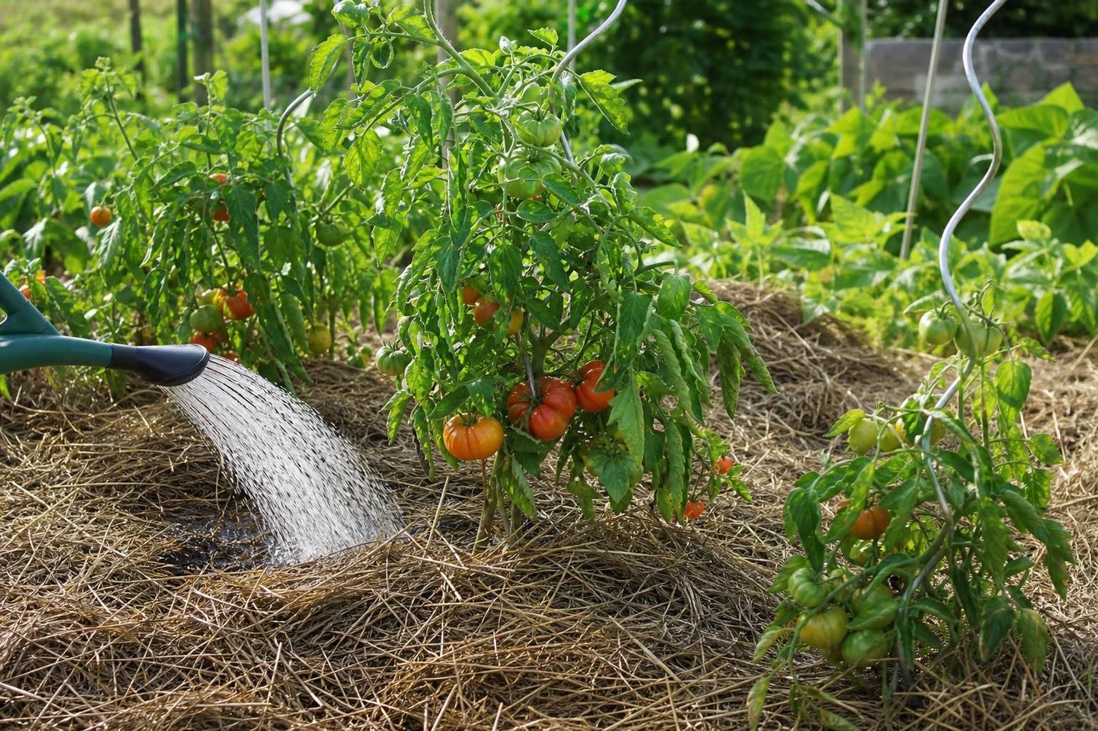 découvrez les meilleures techniques pour arroser vos tomates en pleine terre afin de prévenir les maladies et éviter l’éclatement des fruits, garantissant une récolte saine et abondante.