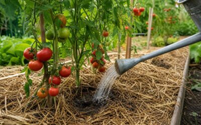 Comment arroser des tomates en pleine terre pour éviter les maladies et l’éclatement des fruits