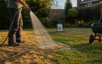 Comment récupérer une pelouse jaunie et clairsemée après une période de sécheresse