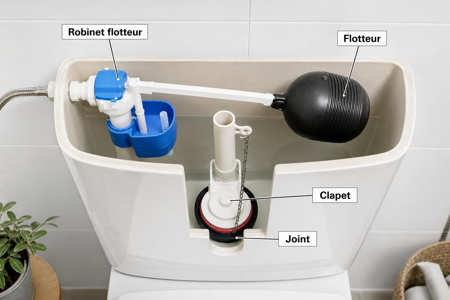 découvrez comment réparer une chasse d’eau qui coule en continu dans la cuvette avec des astuces simples et efficaces pour économiser l'eau et éviter les fuites.