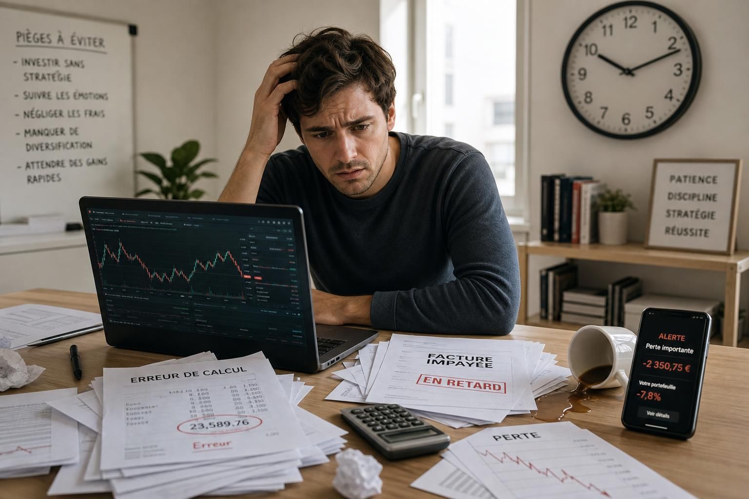 Les erreurs les plus fréquentes des investisseurs débutants découvrez les erreurs les plus courantes commises par les investisseurs débutants et apprenez comment les éviter pour réussir vos investissements.