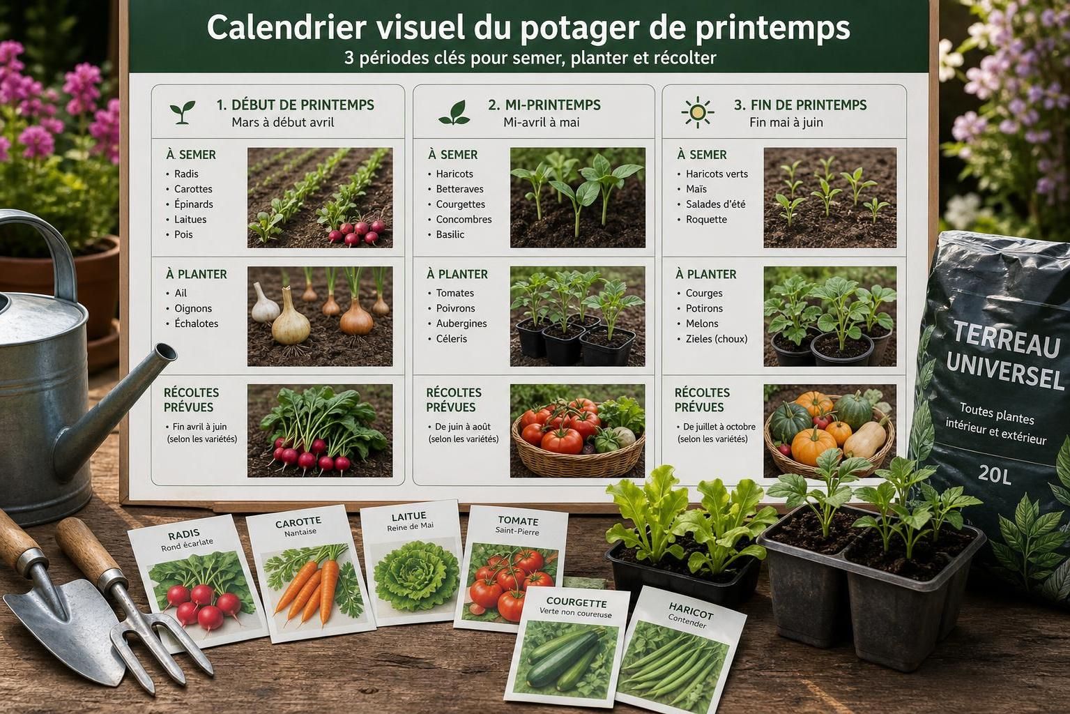 découvrez quels légumes faciles à cultiver choisir pour commencer un petit potager au printemps, même en tant que débutant.
