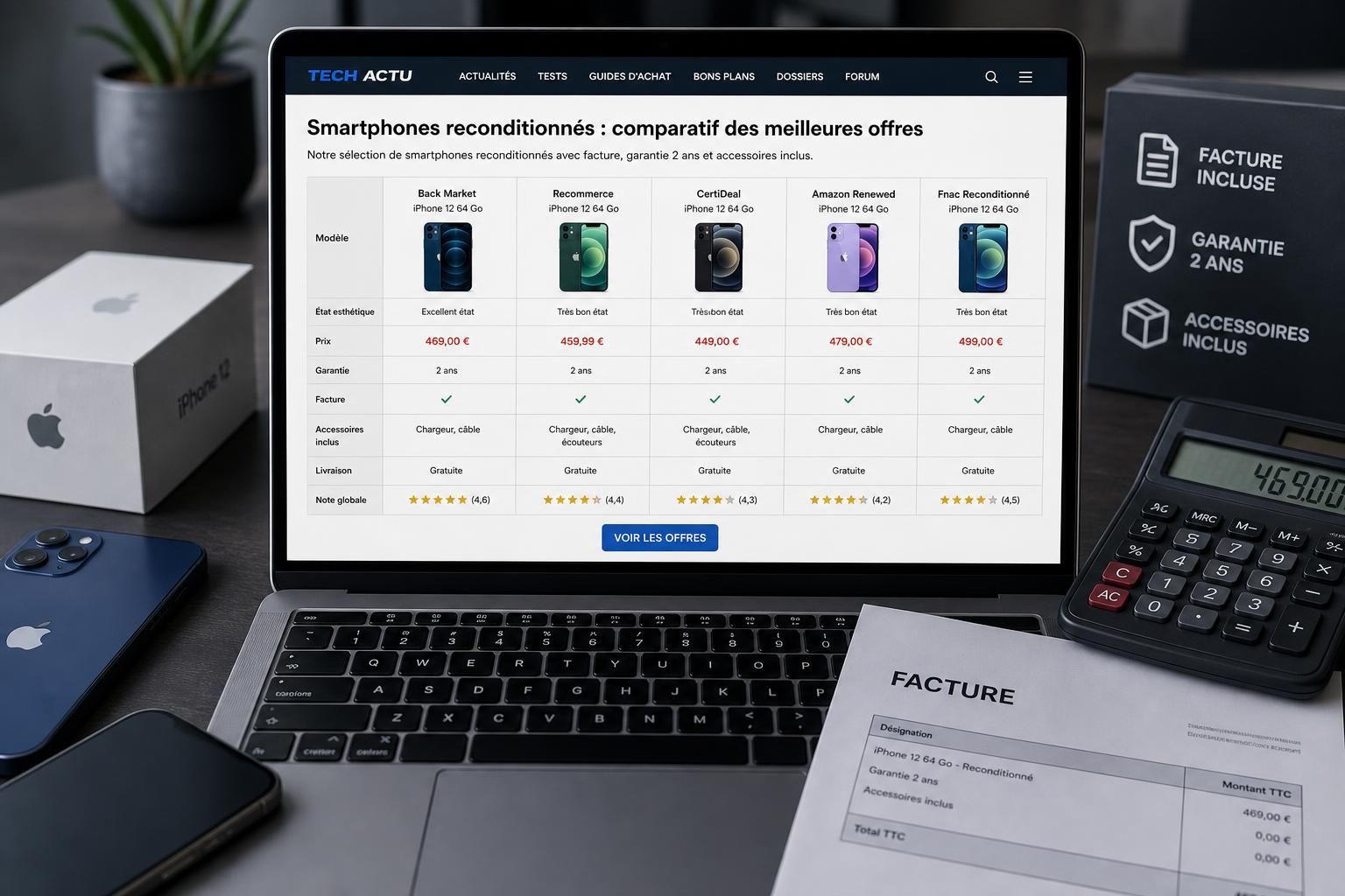 découvrez les vérifications essentielles à effectuer avant d'acheter un téléphone reconditionné pour éviter les mauvaises surprises et garantir un achat sûr et fiable.