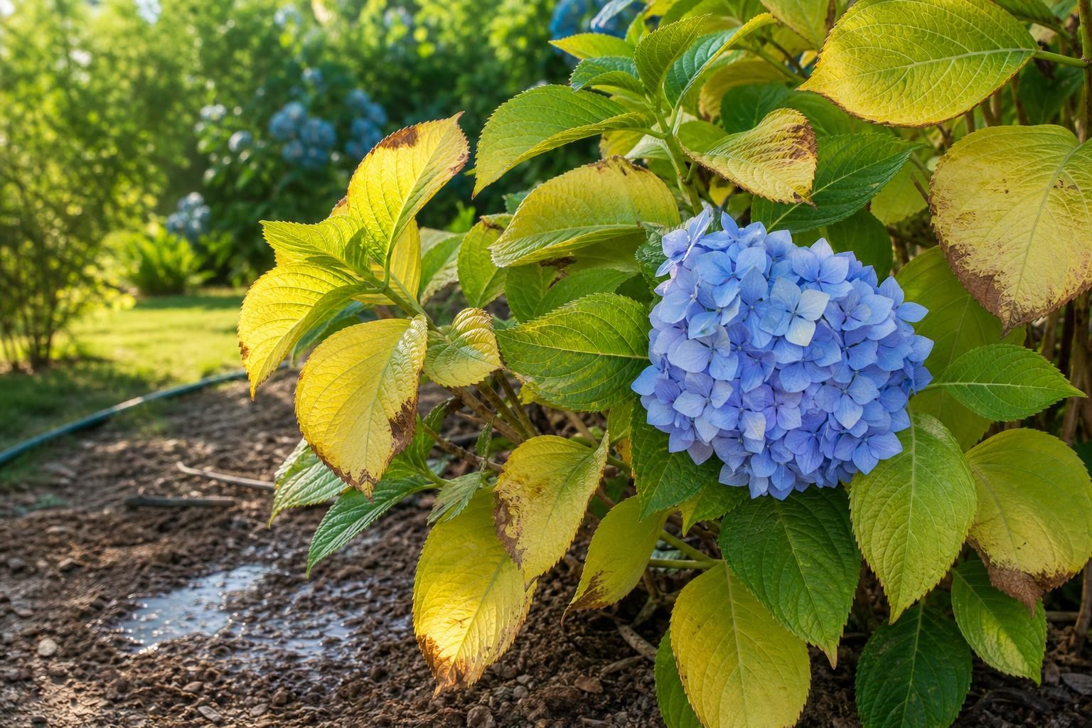 Pourquoi les feuilles des hortensias jaunissent-elles et comment corriger le problème découvrez les causes du jaunissement des feuilles des hortensias et apprenez les méthodes efficaces pour redonner santé et couleur à vos plantes.